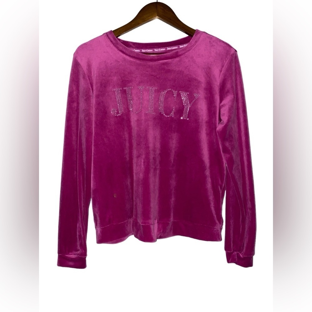 Juicy Couture Burnout Soft Velvet Juicy Women S Nightshirt Sparkle Logo‎  Cozy